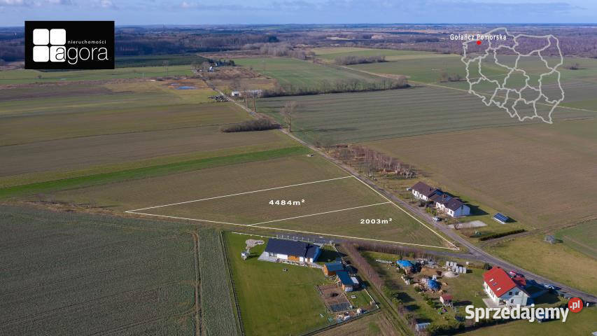 sprzedaży gruntu Gołańcz Pomorska 1734m2 sprzedam