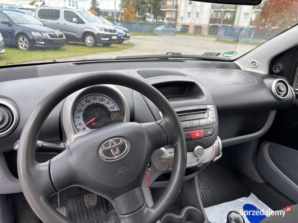 Toyota Aygo Klima Stan 146000 Serwisowany elektryczne lusterka Samochody osobowe Iława