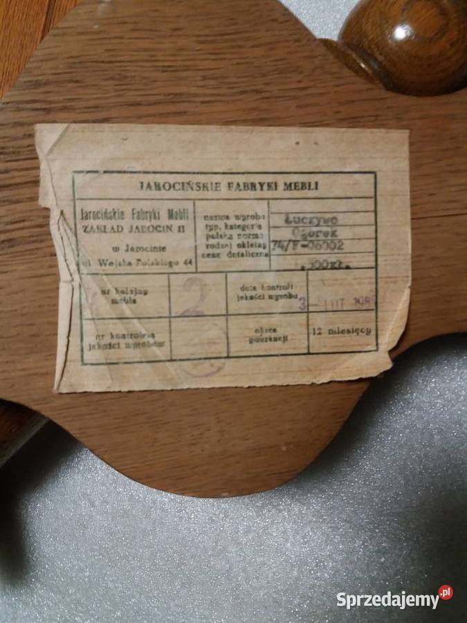 Stylowe drewniane elementy dekoracyjne z PRLu Dekoracje i ozdoby Wrocław