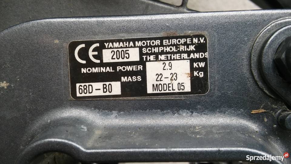 Silnik zaburtowy YAMAHA F4AMH prod 2005 Połczyn-Zdrój