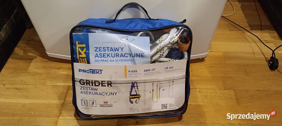Zestaw Asekuracyjny GRIDER 5S Polskiej firmy Produkcja śląskie