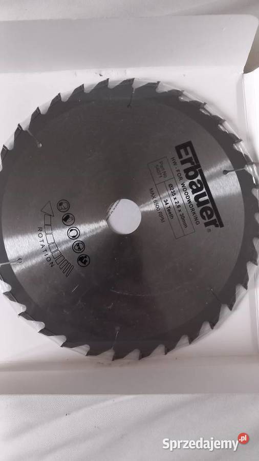 Tarcza do drewna 235 x 26 x 30mm 24T Erbauer Marki