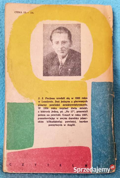 Książka 17 JJ Farjeon Antykwariat Warszawa