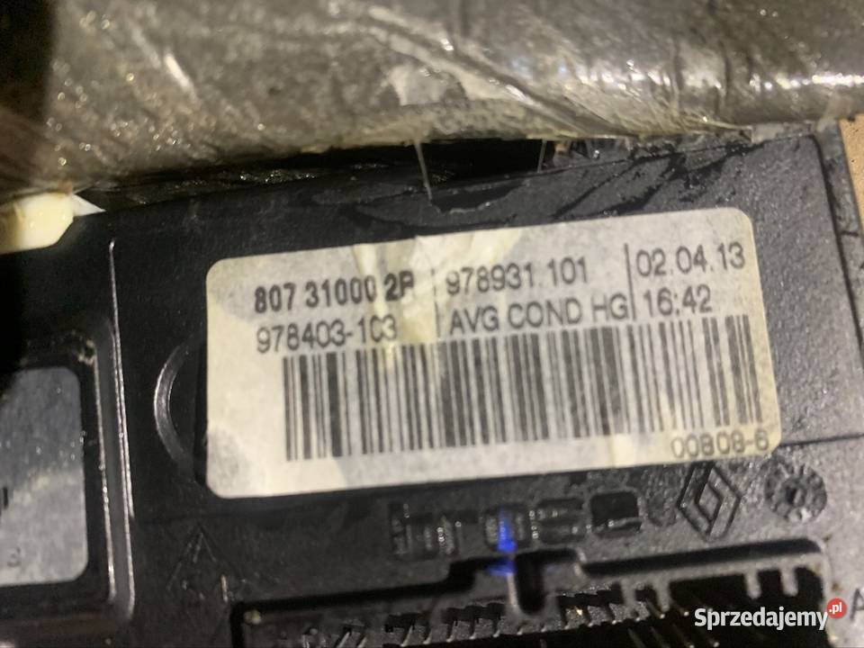 807310002R mechanizm silniczek podnoszenia szyb zachodniopomorskie Szczecin