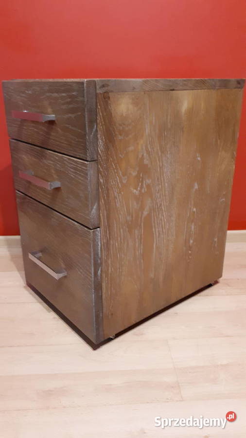 Kontenerek pod biurko drewno sosnowe kolor 39cm Rybnik