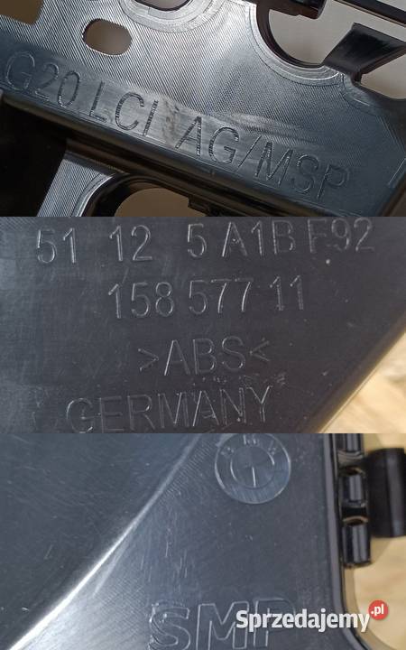 BMW 3 G20 G21 LCI ŚLIZG MOCOWANIE ZDERZAKA PRAWY Pleszew sprzedam
