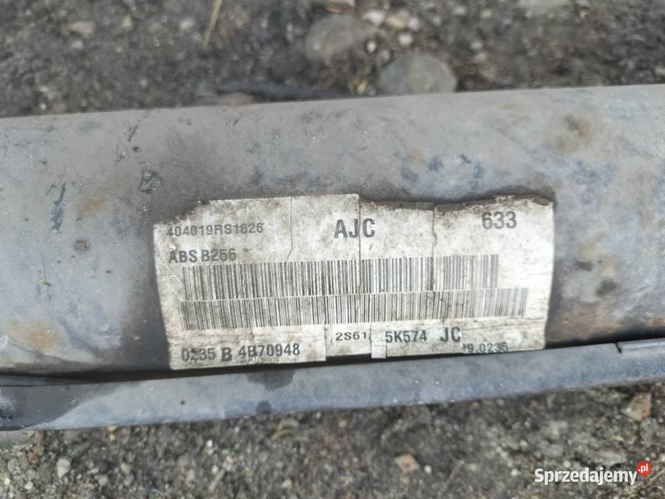 Fiesta Mk5 Mk6 oś tył tylna belka zawieszenie osobowe Chełm