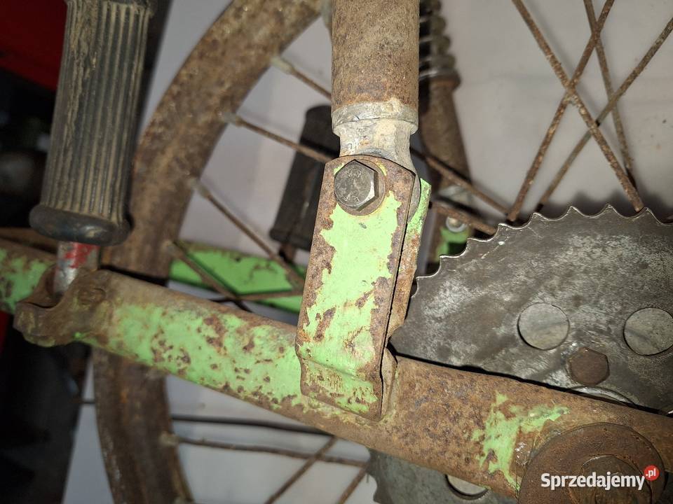 Koło tył wachacz amortyzatory Romet 50t1 2375 Strzyżów