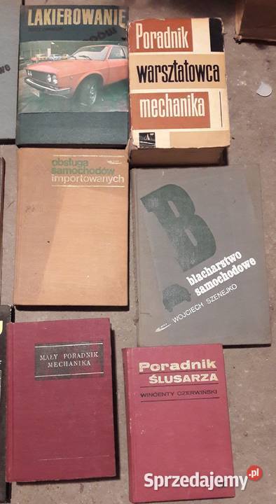 Książki warsztatowe mechanika lakiernika Ostrów Mazowiecka