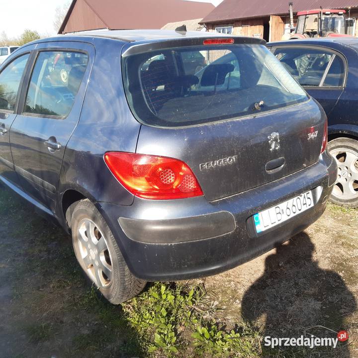 Peugeot 307 16 benzyna 07r czesci całość lubelskie Biała Podlaska