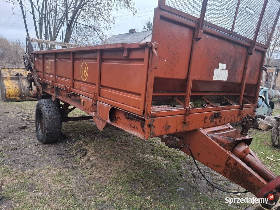 Rozrzutnik obornika jednoosiowy rosyjski lubelskie Hrubieszów