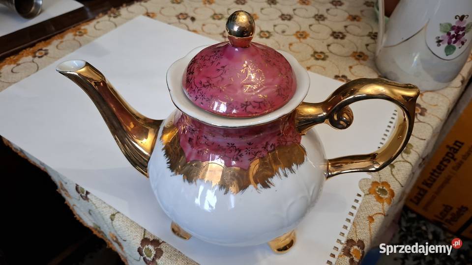 Czajniczek porcelanowy PRL Lublin