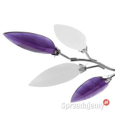 vidaXL Lampa sufitowa 3 żarówki E14 fioletowa Warszawa