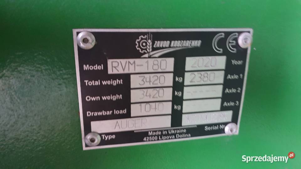 Kobzarenko RVM180 Rozładunek wagonów załadunek Taśmociągi i podajniki Sabnie