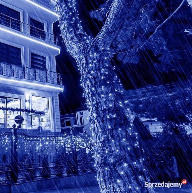 LAMPKI 300LED NA CHOINKĘ ZEWWEW NIEBIESKIE 215M niebieski sprzedam