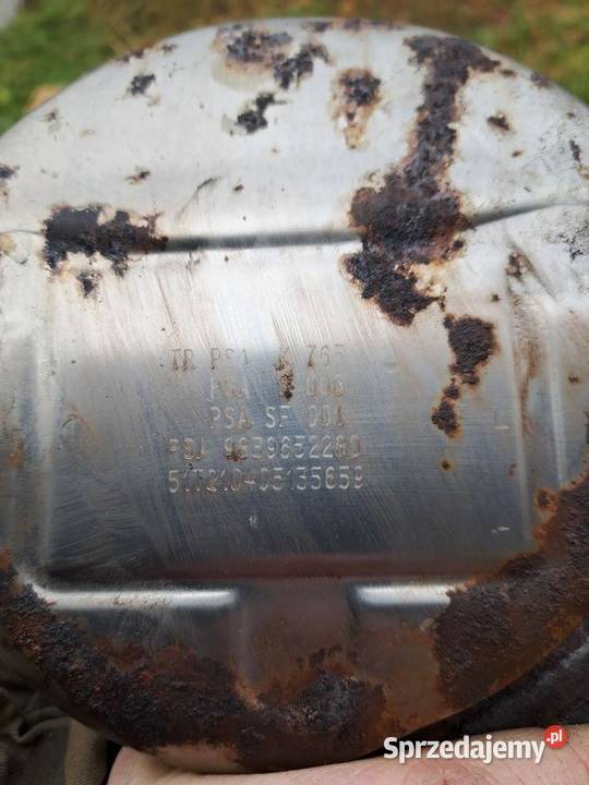 Filtr cząstek stałych DPF FAP Opel Combo E 15 Układ wydechowy