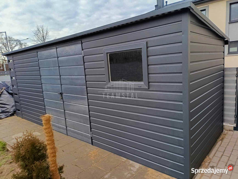 Schowek domek ogrodowy 6x25m wiata 05m Brama Rawa Mazowiecka