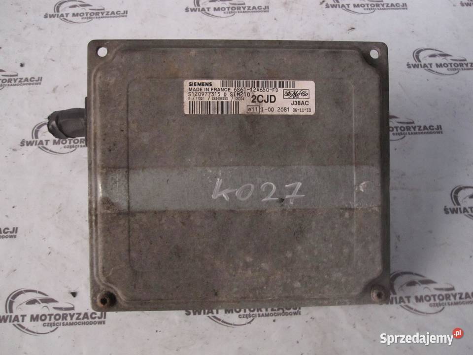 FORD FIESTA MK5 125 16V komputer sterownik
