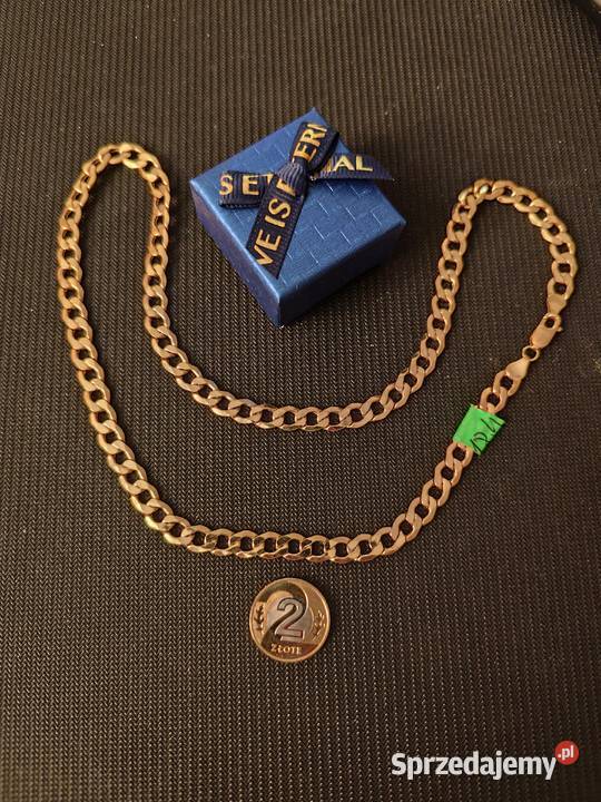 Złoty łańcuszek splot Pancerka Skarżysko-Kamienna sprzedam