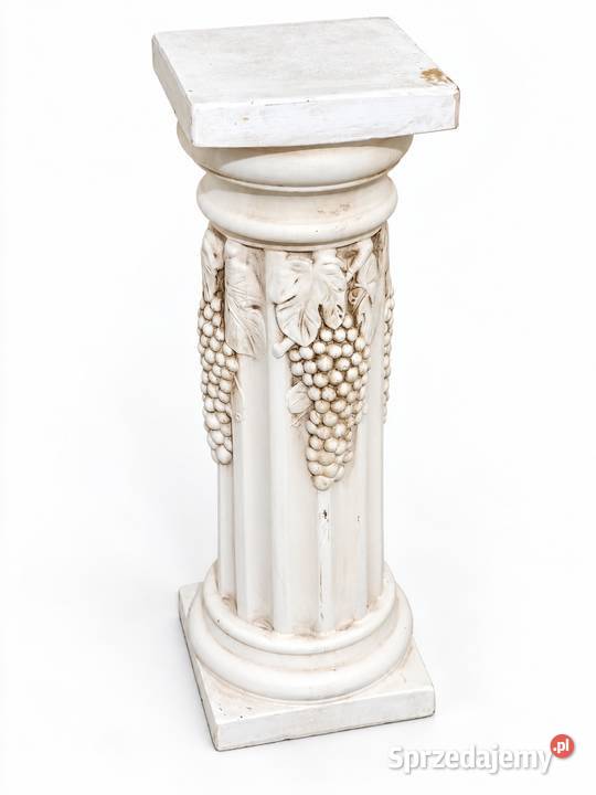Stylowy Ceramiczny Postument Kolumna Kwiatowa Poddębice