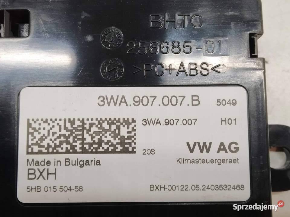 MODUŁ KLIMATYZACJI 3WA907007B Skoda Superb IV Komputery