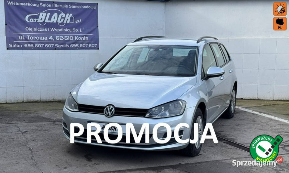 Volkswagen Golf PROMOCJA Salon Polska Gwarancja Golf Konin