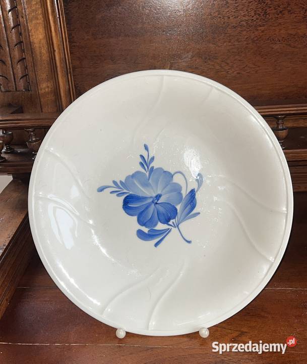 Patera Bez sygnatury Kobaltowy dekor Porcelana w Gdańsk
