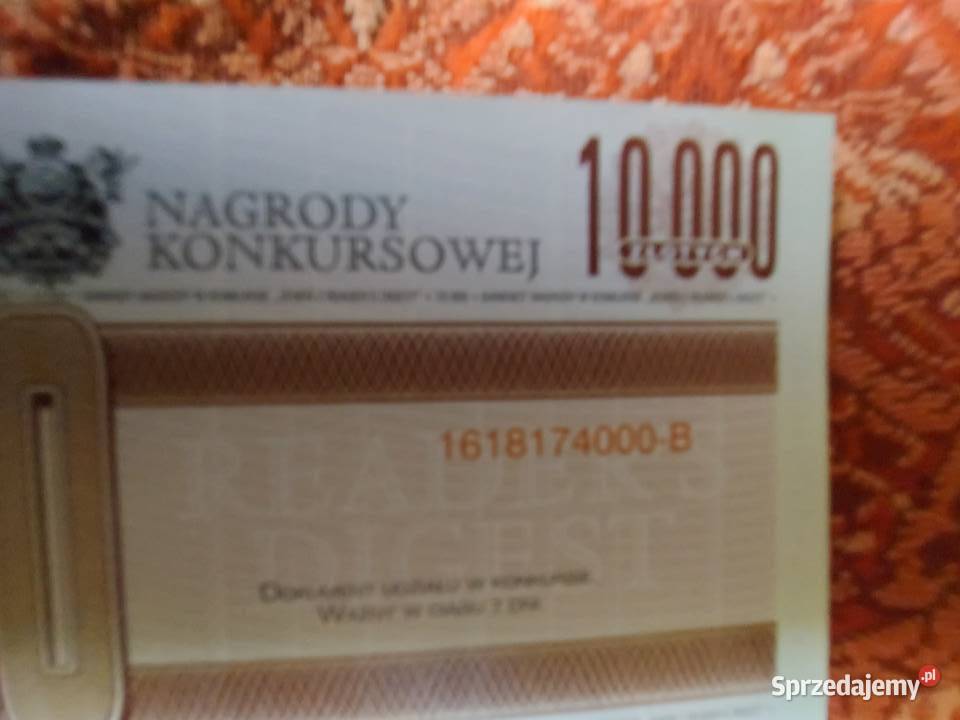 Banknot kolekcjonerski 10000 Pozostałe Końskie