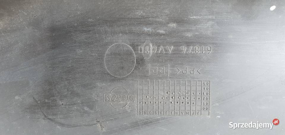 Primera p12 61874AV610 OSŁONA PASA PRZEDNIEGO Słupsk