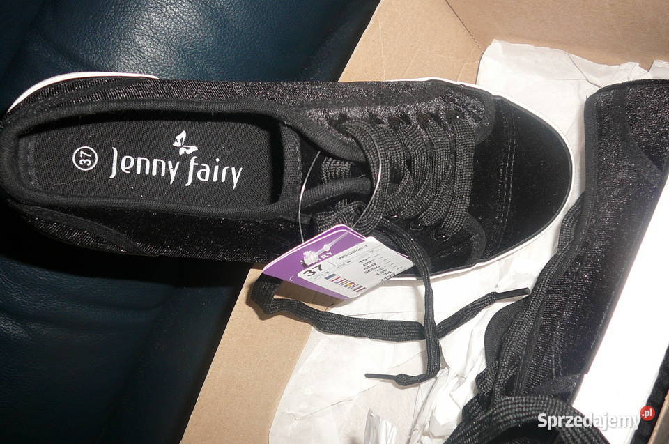 Trampki tenisówki czarne Nowe 37 Wrocław