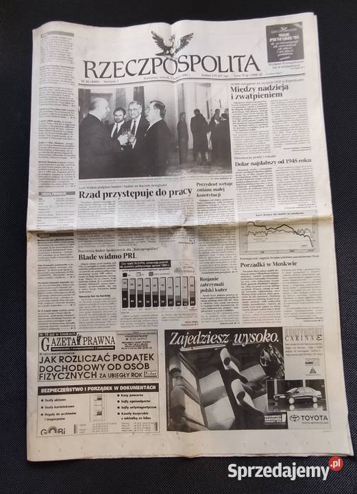 RZECZPOSPOLITA 56 4009 Wyd3 Wtorek 7 Marca 1995 Pruszków sprzedam