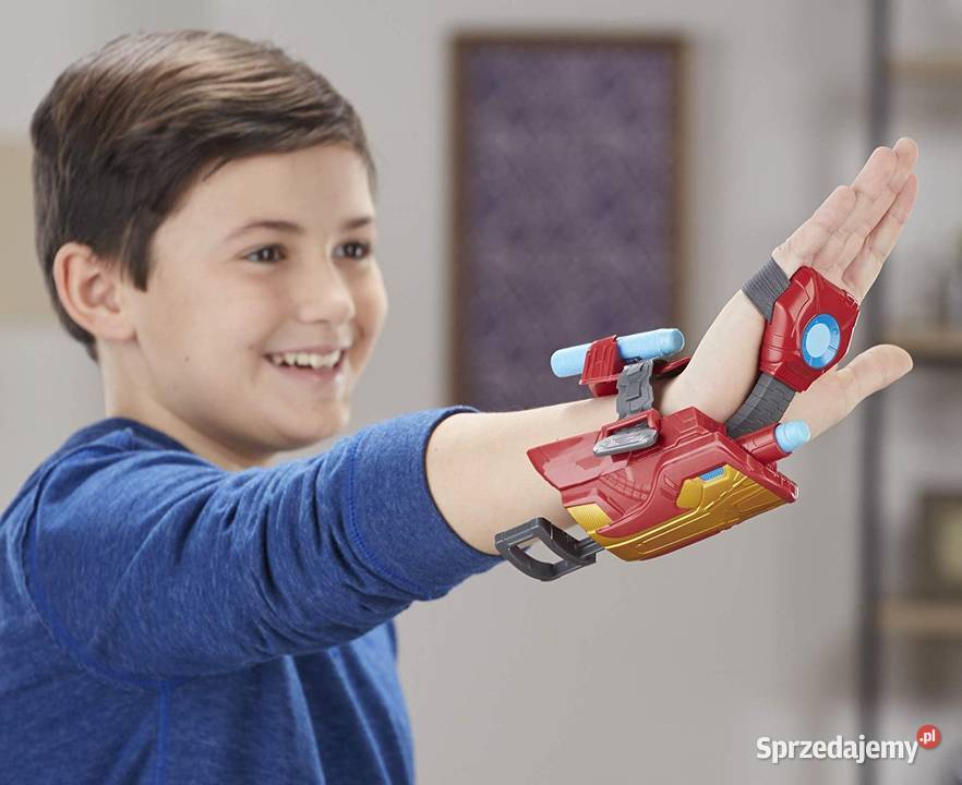 Nerf Repulsor Blaster IRON MAN Avengers Rękawica Mogilany