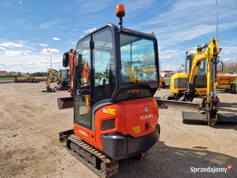 Minikoparka Kubota KX 0164 2019r przebieg Koparki Ryżki sprzedam