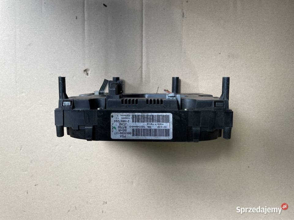 96430991XT panel nawiewu klimatyzacji Peugeot Kratki nawiewu