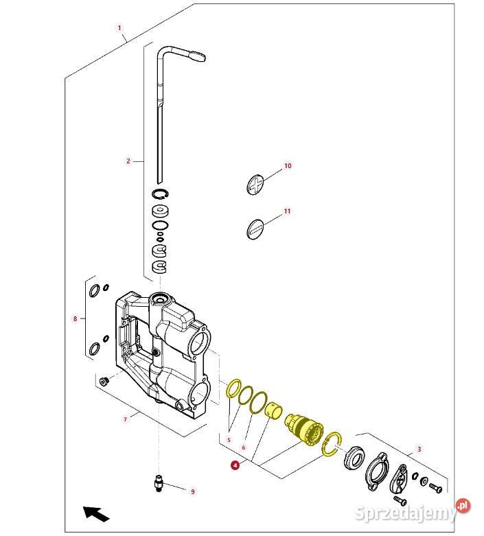 Zestaw naprawczy szybkozłącza hydraulicznego MF Białystok