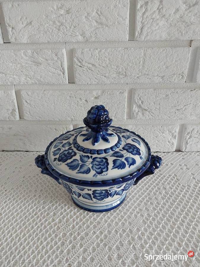 Gżel ceramiczna bombonierka Zielona Góra
