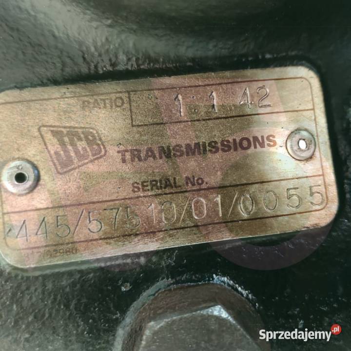Skrzynia 45930325P Przekładnia 44557510 JCB Pozostałe Wilkowo