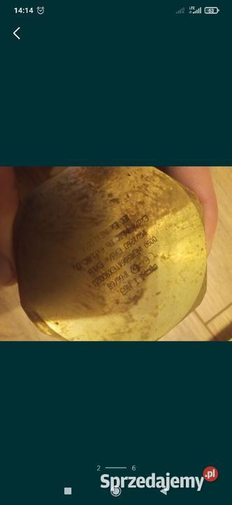 Zaślepka korek mosiądz M63