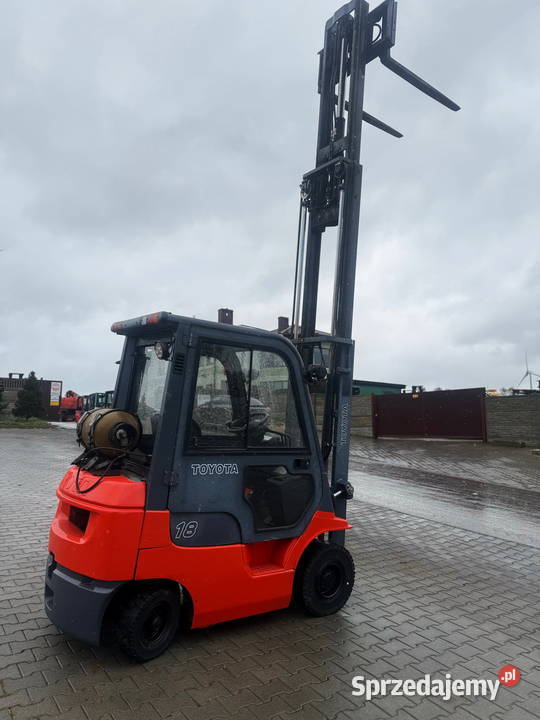 wózek widłowy TOYOTA 7FGF18 LPG 1800 Triplex Działoszyn