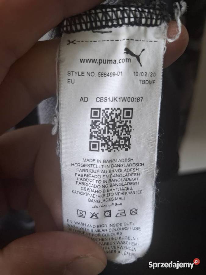 Męska bluza kaptur Puma XL czarny małopolskie Kraków sprzedam
