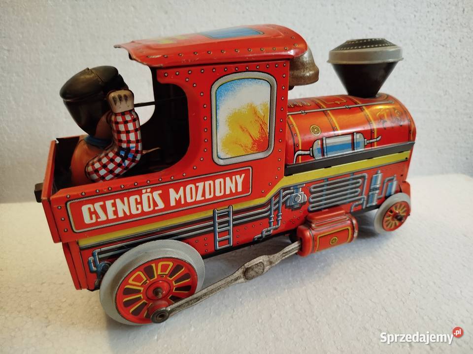 Stara zabawka lokomotywa Zgierz