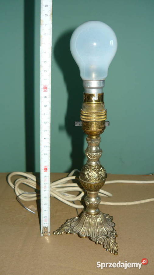 Lampka na stolik vintage lampa retro stołowa na Sokółka sprzedam