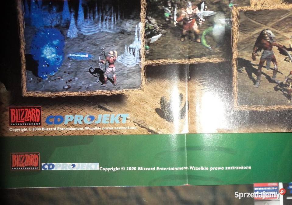2 plakaty Diablo 2 II Blizard Cd projekt 2000 Komputerowe PC Rzeszów