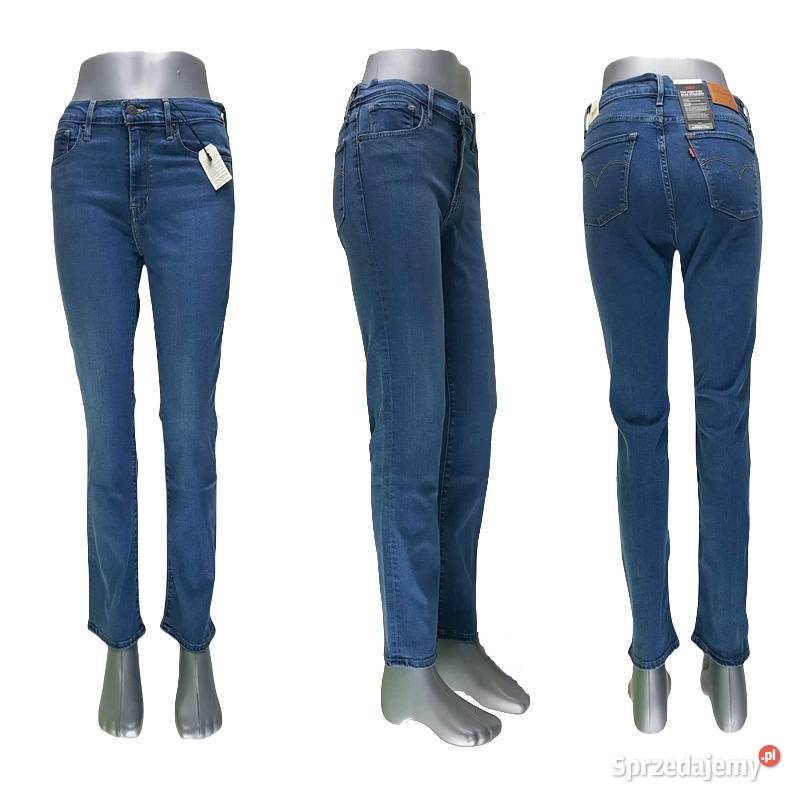 Damskie jeansy Levis 724 wysoki stan proste nowe Tarnowskie Góry