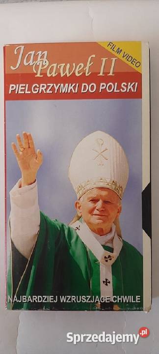 Jan Paweł II Pielgrzymki do Polski kaseta VHS Konstancin-Jeziorna