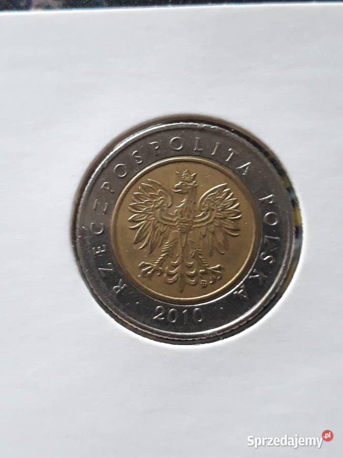 5 złotych 2010 r 1 około mennicza sprzedam