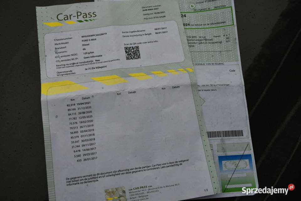 Ford S 20 TDCi 7osób Navi Bluetooth Nowy kpl Hrubieszów