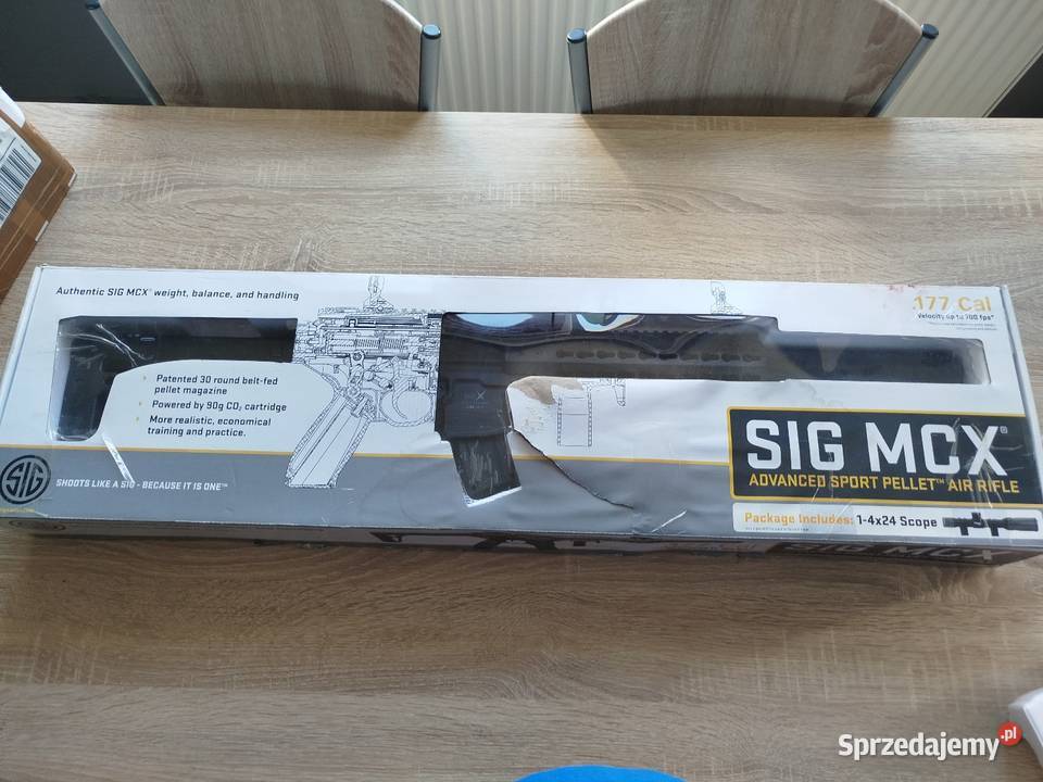 Sig Sauer MCX CO2 Rifle Black air Rifle Wałbrzych sprzedam