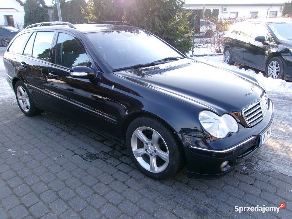 Mercedes C Klasa 18 Automat Sprowadzona światła przeciwmgielne