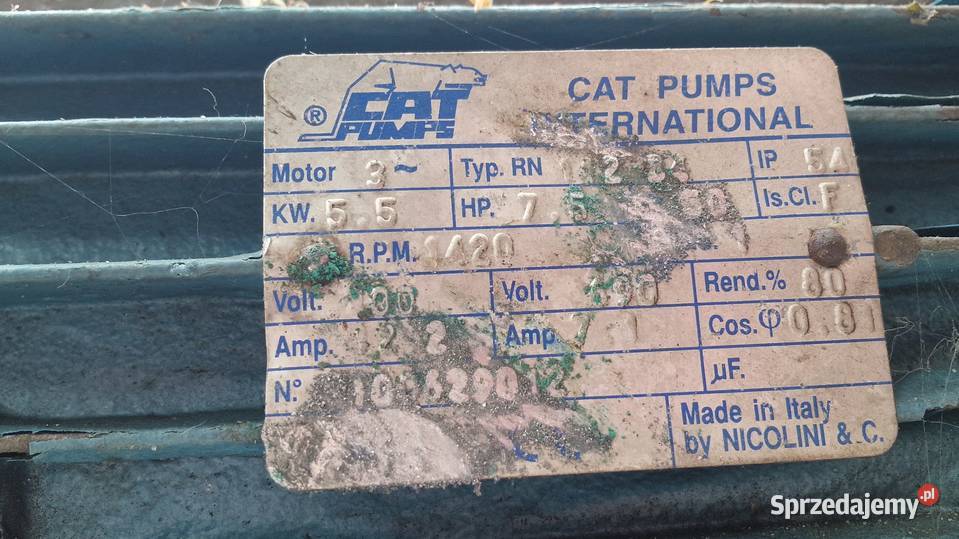 Pompy 5cp5120 Cat Pumps 55 Kw lubelskie Parczew